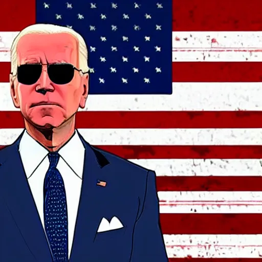 Prompt: Joe Biden in GTA V