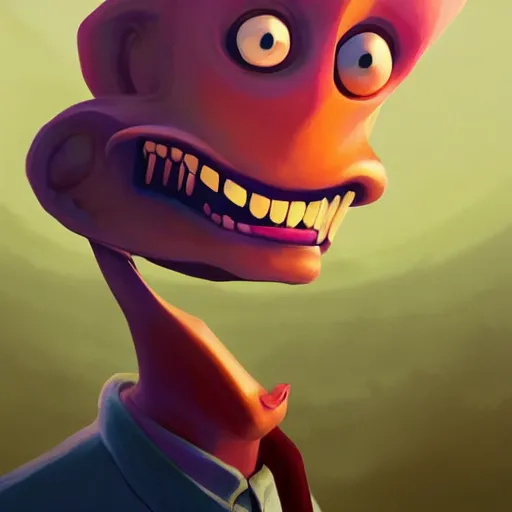 Image similar to face icon stylized minimalist courage the cowardly dog, loftis, cory behance hd by jesper ejsing, by rhads, makoto shinkai and lois van baarle, ilya kuvshinov, rossdraws global illumination