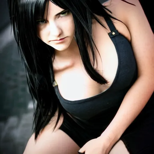 Prompt: Tifa Lockhart in real life