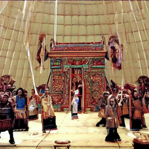 in Xanadu did Kublai Khan a stately pleasure dome Stable Diffusion