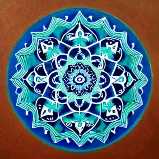 Image similar to a beautiful mandala design