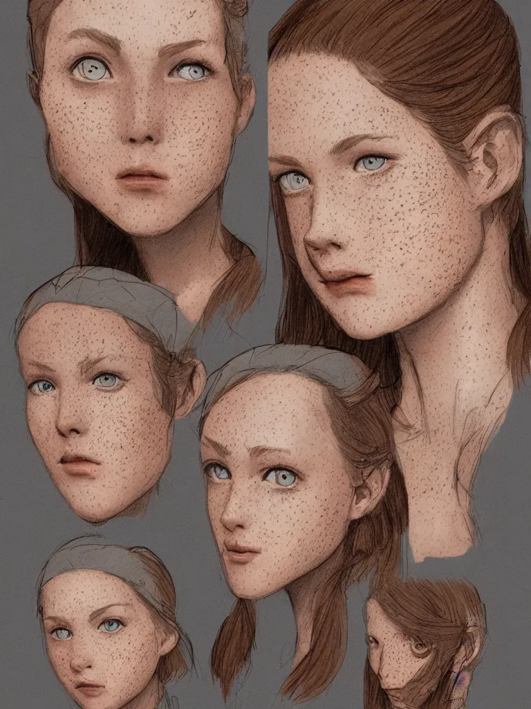 Image similar to freckles by disney concept artists, blunt borders, golden ratio