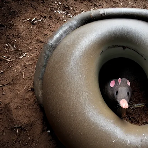 Image similar to sewer pipe elephant rat