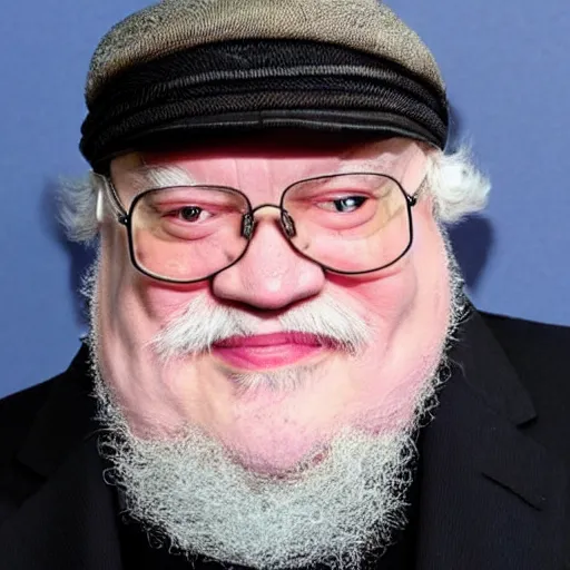 Image similar to George RR Martin as a Disney villain