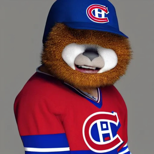 Prompt: Portrait of Youppi the Habs Montreal Canadiens Mascot as a very handsome friendly pokemon, highly detailed, smooth, sharp focus, dynamic lighting, intricate, trending on ArtStation, illustration, art by WLOP