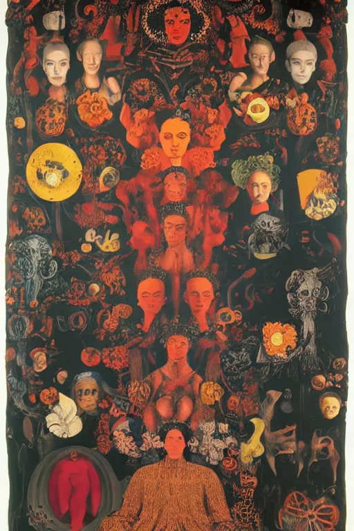 Image similar to multiverse portal by Frida kahlo and Andy Warhol and Leonardo da Vinci