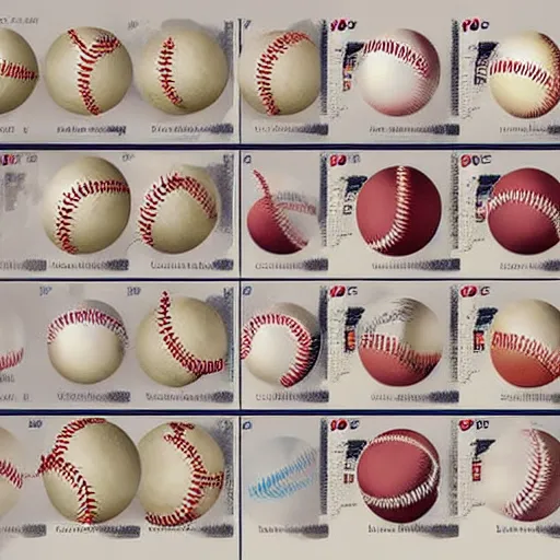 Image similar to baseball tidal wave of baseballs, concept art, by Takumi Park, detailed