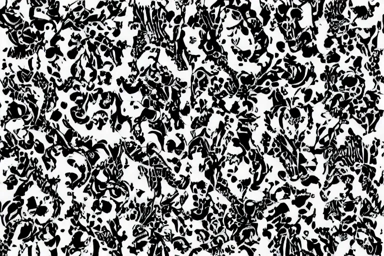 Image similar to patterns, goth aesthetic, aggressive.