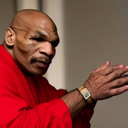 mike tyson praying