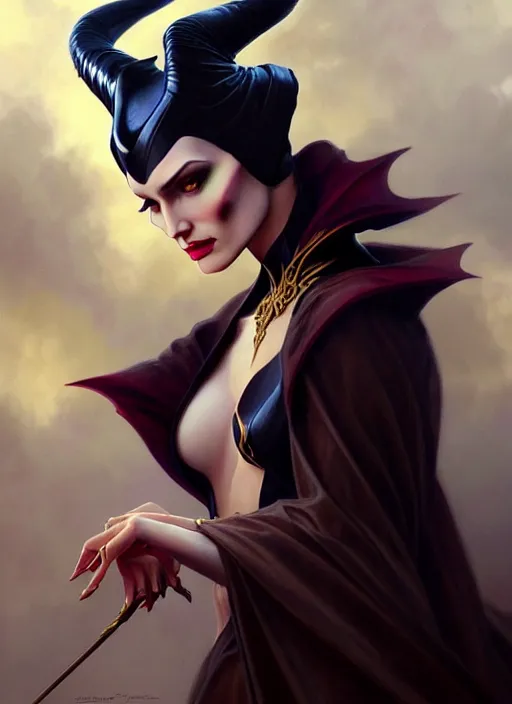 Prompt: maleficent, amber eyes, face, long hair, fantasy, intricate, elegant, highly detailed, digital painting, artstation, concept art, smooth, sharp focus, illustration, art by artgerm and greg rutkowski and alphonse mucha