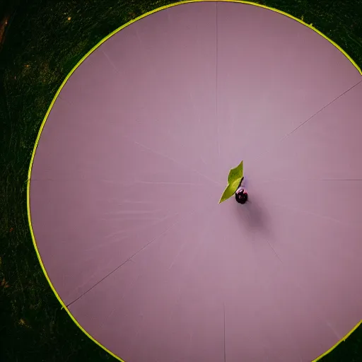 Prompt: closeup photo of 1 lone purple petal flying above a children in playground, aerial view, shallow depth of field, cinematic, 8 0 mm, f 1. 8 - c 1 1. 0