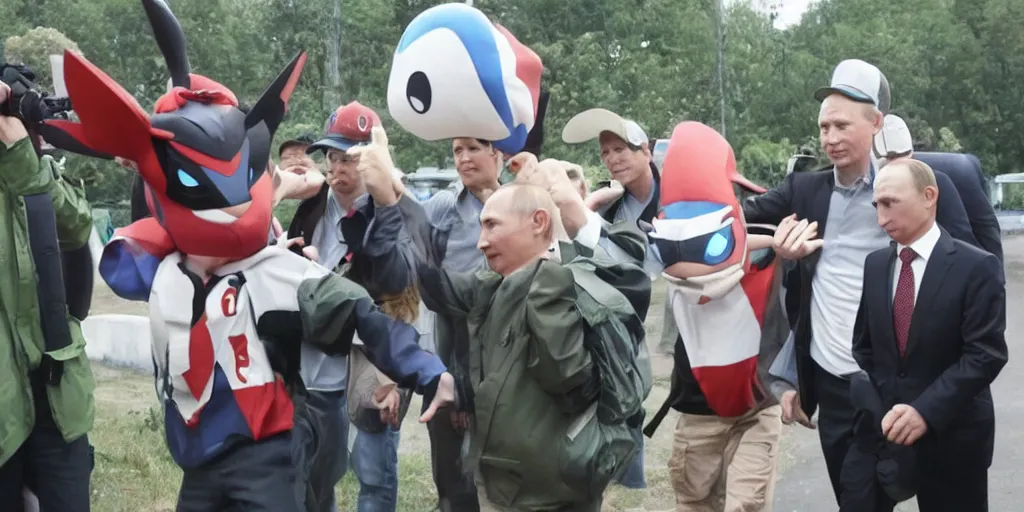 Prompt: who's that pokemon but vladimir putin
