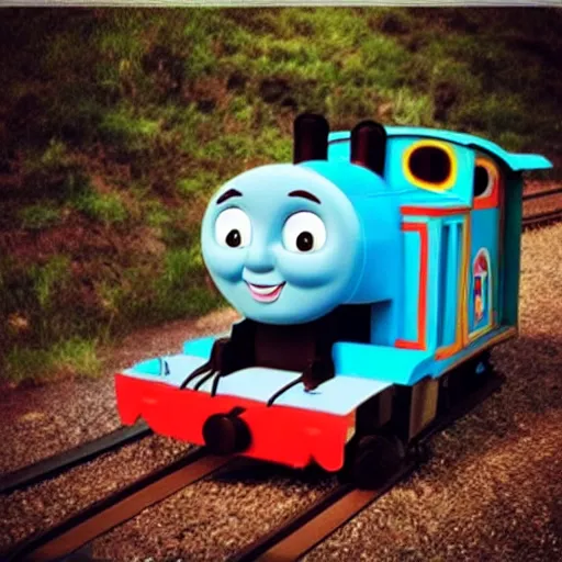 Prompt: “Thomas the train as a cat”