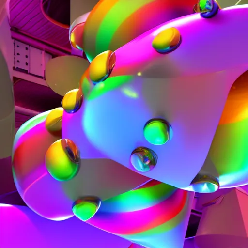 Image similar to 🚀🌈🤩, octane render 3d