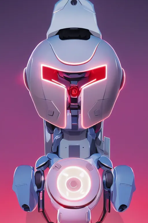 Image similar to metabots medabots medarotto medarot robot minimalist comics helmet mask neon cybereye, behance hd by jesper ejsing, by rhads, makoto shinkai and lois van baarle, ilya kuvshinov, rossdraws global illumination ray tracing hdr radiating a glowing aura