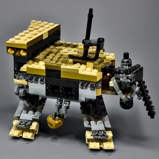 Image similar to mechwarrior timberwolf lego set