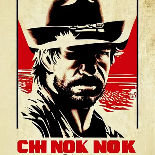 Image similar to chuck - norris poster by shepard fairey