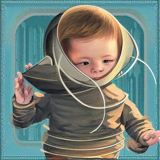 Prompt: dune interstellar babyphone theme