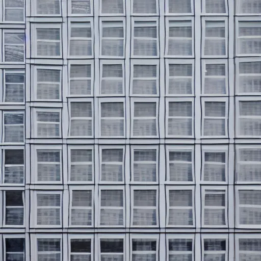 Prompt: flooded building entirely made of white tiles, liminal space, surreal, minimalist architecture,