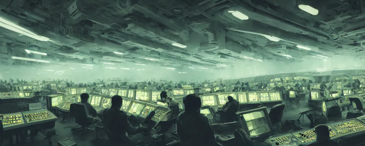 Image similar to duotone concept illustration 3 / 4 of emperor penguins in modern supercomputer control room. cinematic scene. volumetric lighting. golden ratio accidental renaissance. by sachin teng and sergey kolesov and ruan jia and heng z. graffiti art, scifi, fantasy, hyper detailed. octane render. concept art. trending on artstation