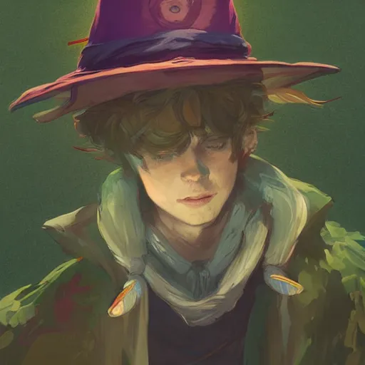 Prompt: snufkin with angel wings as apex legends character, digital illustration portrait design, by android jones and greg rutkowski, retrowave color scheme, detailed, cinematic lighting, wide angle action dynamic portrait