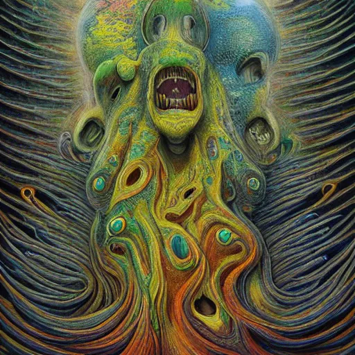 Prompt: fantastic vibrant detailed malogragphs are hallucinogenic beings whose supercritical fluids do not line up with what we expect of lifeforms and they exist in a free gas state of matter and synthesize their own energy under a y 2 k aesthetic, lovecraftian eldritch alien art by zdzisław beksinski