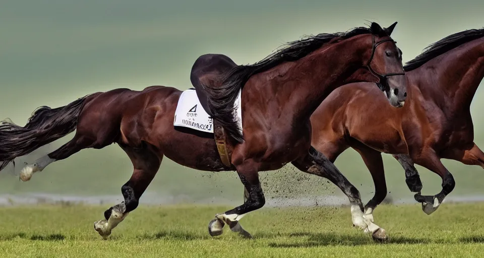 Image similar to horse running profile,