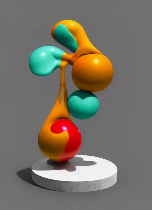 Prompt: 3D abstract marble miniature sculpture by Salvador Dali, psychedelic, abstractionism, realistic, 8K, Hyperrealism, Subsurface scattering, raytracing, Octane Render, Zbrush, simple background