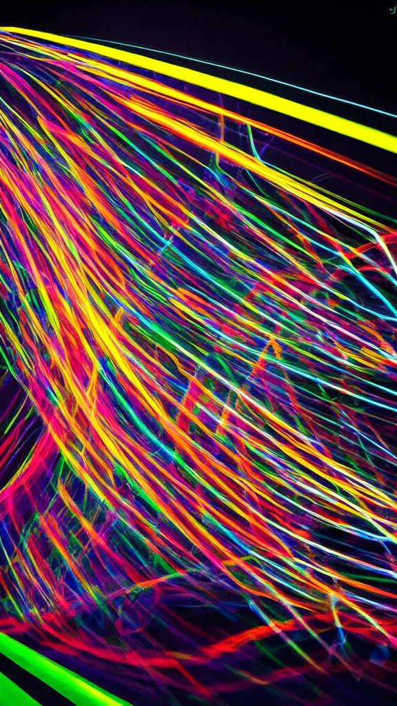 Image similar to speed light painting long exposure abstract prism colorfull speed