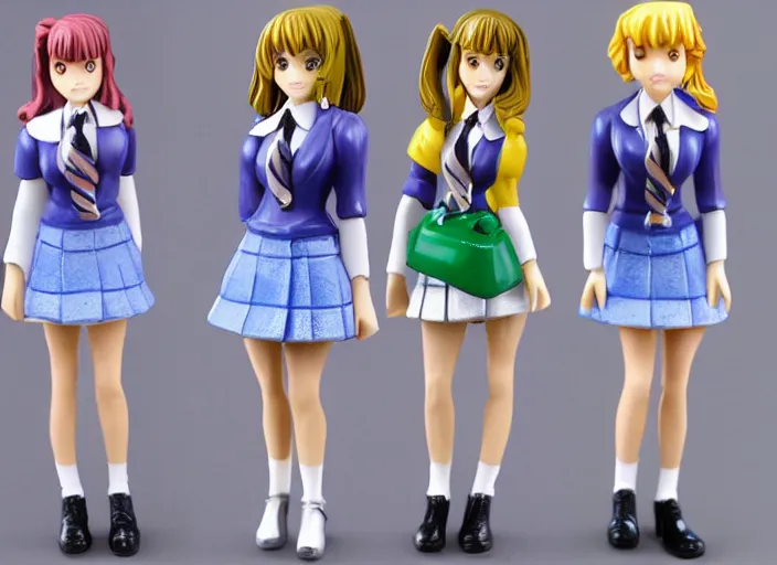 Image similar to eBay, Full body, 80mm resin figure of school girls