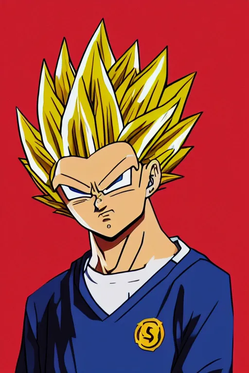 Vegeta Ssj2 (digital coloring)