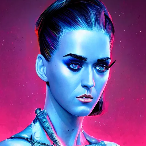 Prompt: Very very very very highly detailed epic photo of an ancient cryptid Katy Perry in demonic world, intricate, dystopian, sci-fi, extremely detailed, digital painting, artstation, concept art, smooth, sharp focus, illustration, intimidating lighting, incredible art by Artgerm and Vincent di Fate