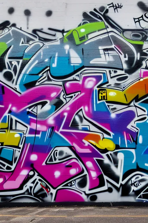 Image similar to wall full of graffiti tag and mural, photorealistic, smooth, 4 k, aesthetic lighting, baroque object, hyperdetailed, professional photography, pullitzer winning, photo by : canon eos 5 d mark iv, by karah mew and adnan abidi and jodie bateman