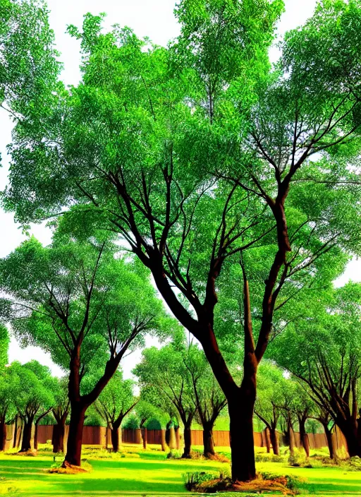 Image similar to dhurma city trees