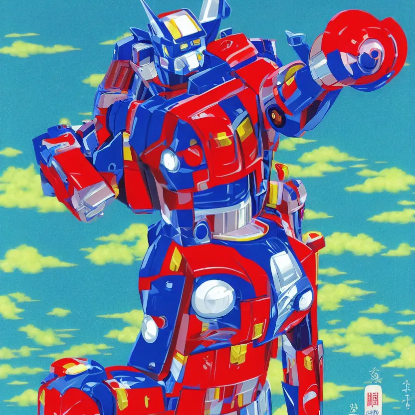 Image similar to Chiho Aoshima optimus prime, beautiful digital art