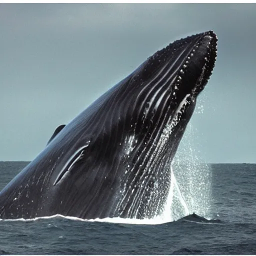 Prompt: ship swallowed by a whale