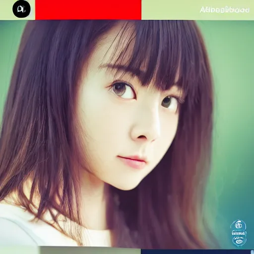 Image similar to a perfect, dynamic, epic, cinematic 8K HD movie shot of close-up japanese beautiful cute young J-Pop idol actress girl face. Motion, VFX, Inspirational arthouse, at Behance, with Instagram filters, Photoshop, Adobe Lightroom, Adobe After Effects, taken with polaroid kodak portra