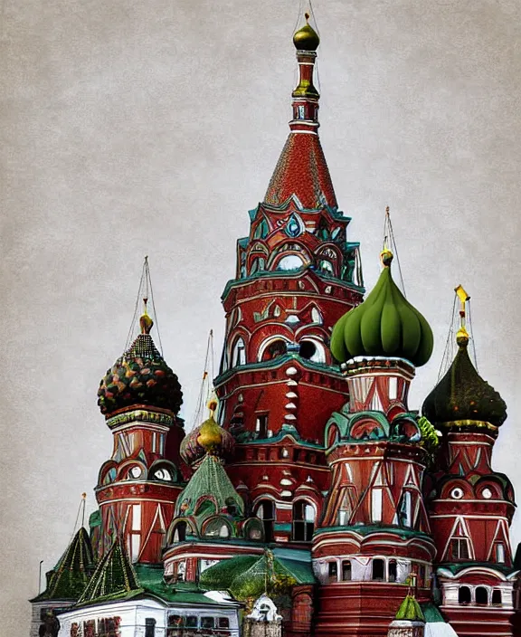 Image similar to russia, digital painting