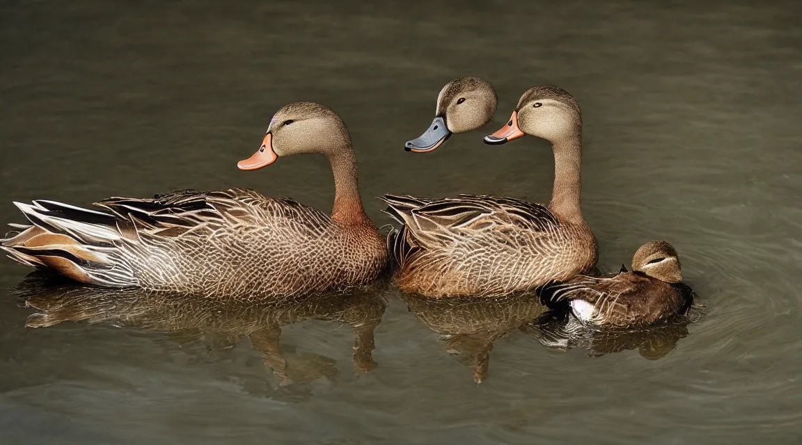 Image similar to a duck and a worm being best friends, photo realistic, professional photo, by Steve McCurry