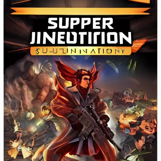 Prompt: super box art for Insurrection January 6th, the game