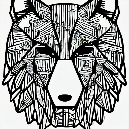 Image similar to cartoon sketch of a faceless wolf wearing a yellow raincoat