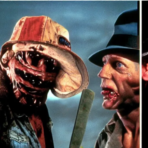 Image similar to ernest p worrell vs jason voorhees