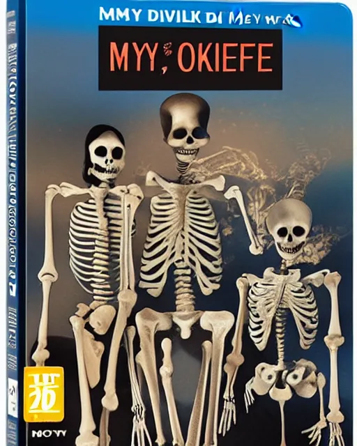 Prompt: 'my wife is a skeleton 2: no bones about it' blu-ray DVD case still sealed in box, ebay listing