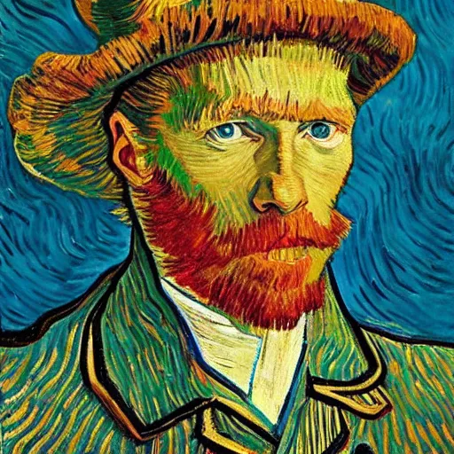 Image similar to a portrait of james spader, van gogh, art