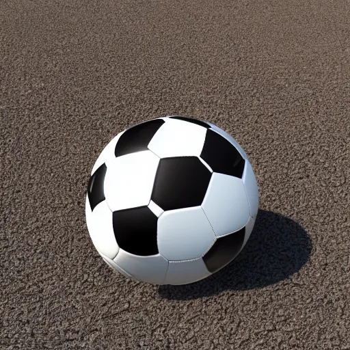 Prompt: screaming soccer ball