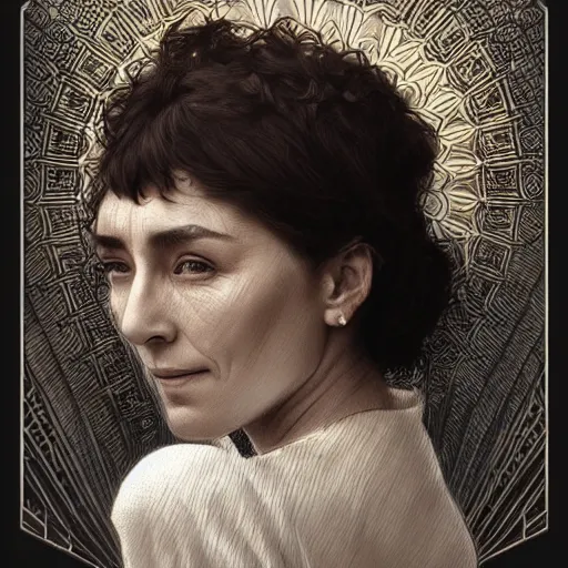 Image similar to amazing lifelike award winning pencil illustration of young Dot cotton trending on art station artgerm Greg rutkowski alphonse mucha cinematic