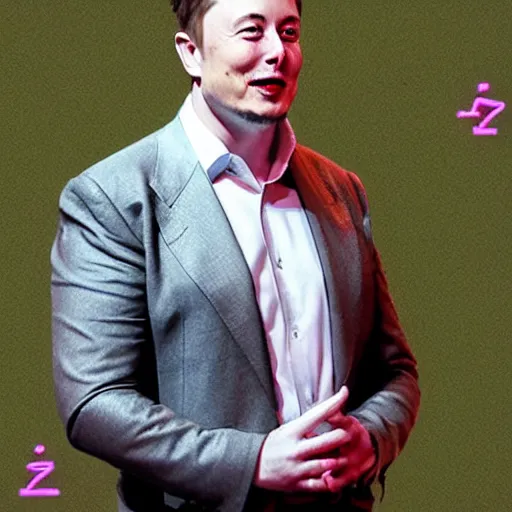 Image similar to a very magical Elon musk