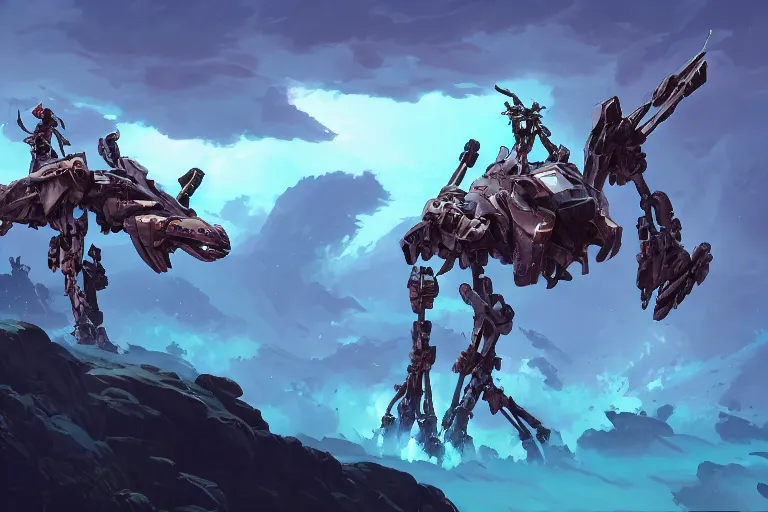 Prompt: stormbird machine mecha animal beast robot of horizon forbidden west horizon zero dawn bioluminiscence, behance hd by jesper ejsing, by rhads, makoto shinkai and lois van baarle, ilya kuvshinov, rossdraws global illumination