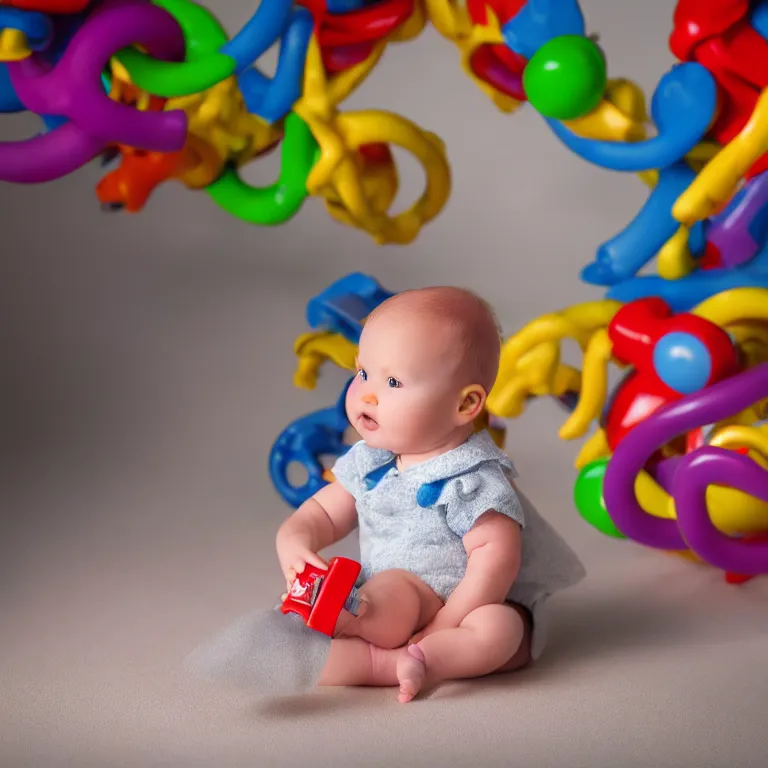 Prompt: fisher price cattle prod, baby toy, product photo, studio lighting