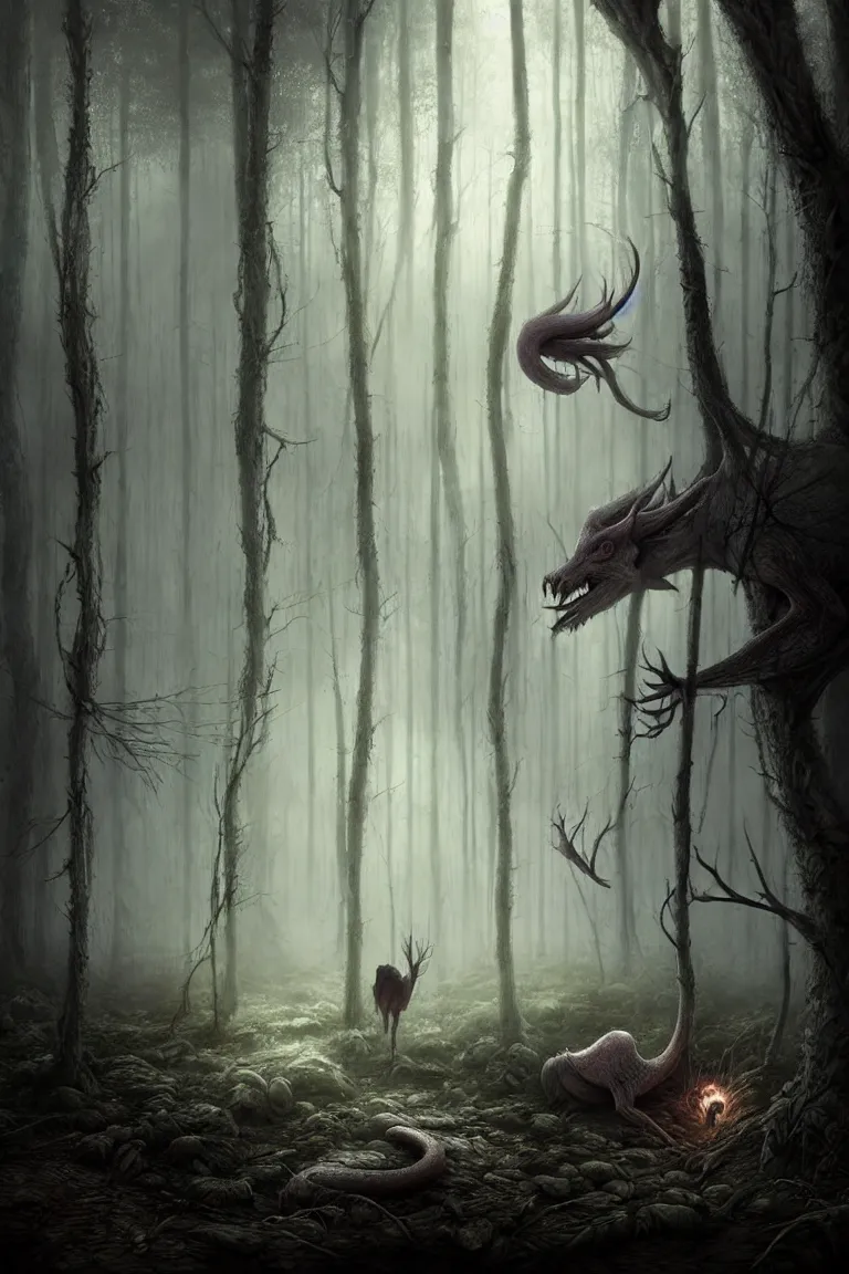 Prompt: epic professional digital art of hungry eyes, ambient taupe light, painted, mysterious, closeup cinematic forest scene, eerie, mythic, detailed, intricate, grand, leesha hannigan, wayne haag, reyna rochin, ignacio fernandez rios, mark ryden, van herpen, artstation, cgsociety, epic, stunning, gorgeous, wow wow detail